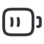 Battery 3full SVG Icon